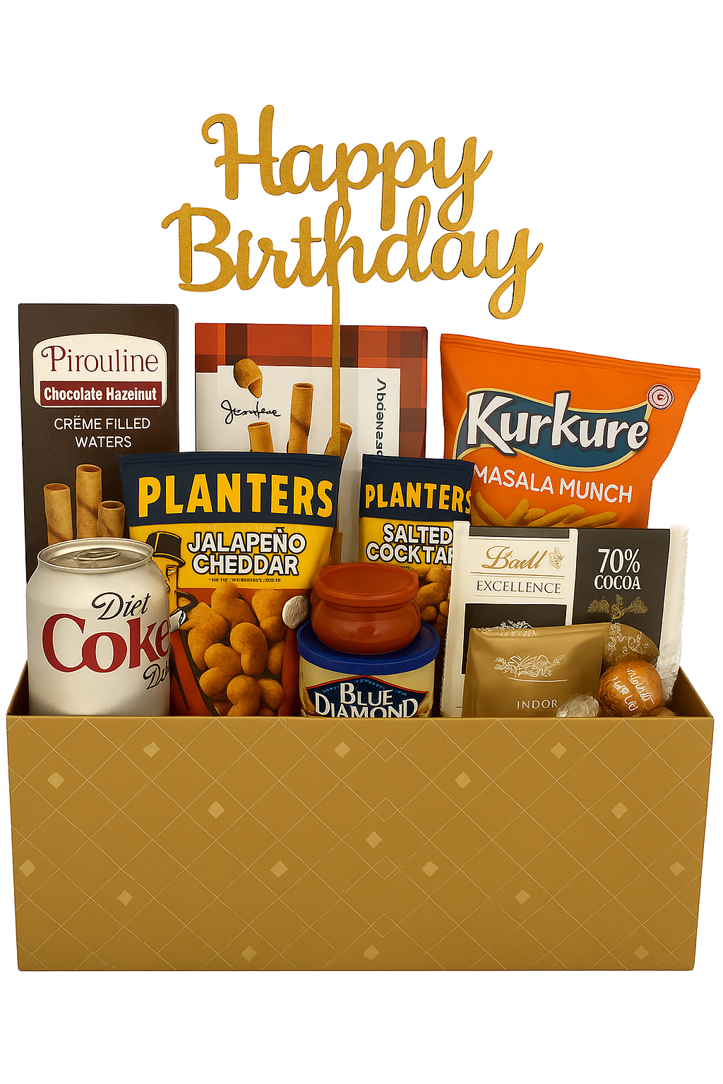 🎉 Birthday Gift Basket – Gourmet Snack Hamper